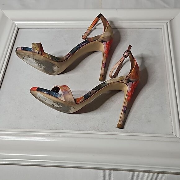 Steve Madden Stecy Coral floral heels size 5.5 - Picture 7 of 11